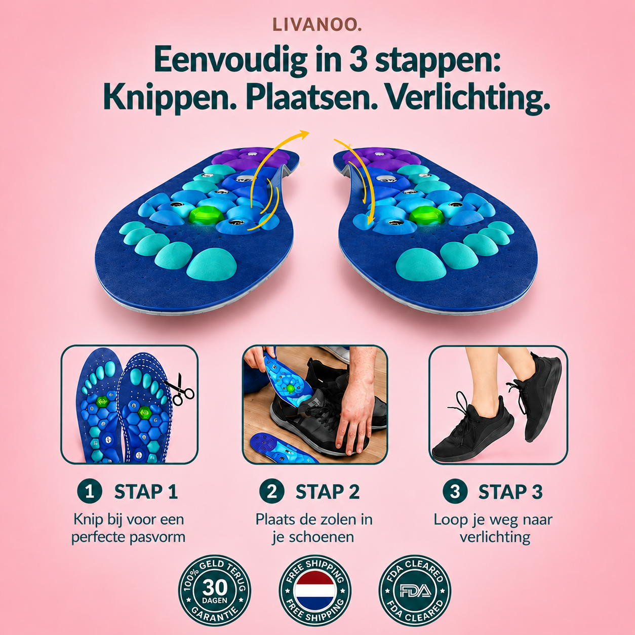 Livanoo • Magnetische Inlegzolen