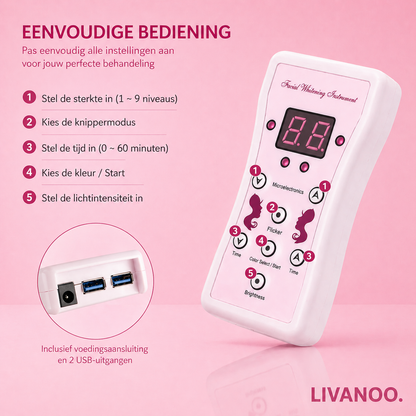 Livanoo • Lichttherapie Masker Pro 2.0