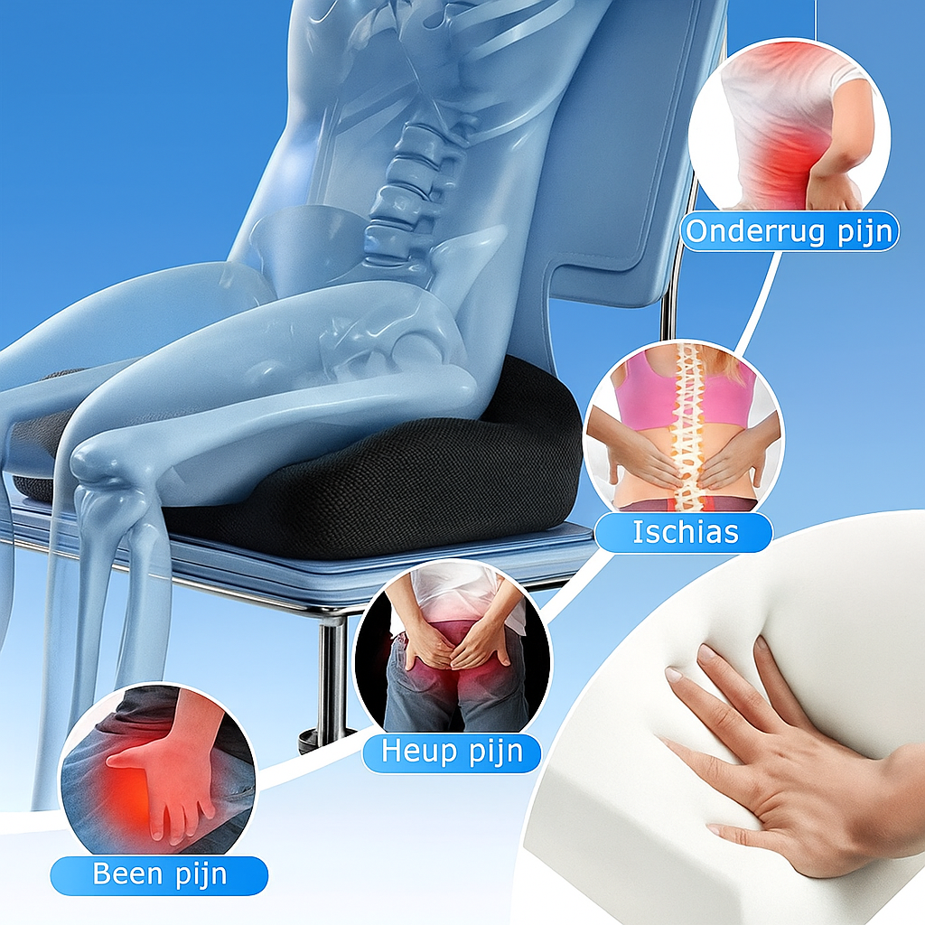 SitWell Pro - Ergonomisch Zitkussen